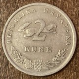 C50 - Moneda foarte veche - Croatia - 2 kune - 1996