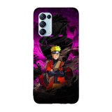 Husa compatibila cu Oppo A72 model Naruto vs Pain, Silicon, TPU, Viceversa, Transparent, Carcasa