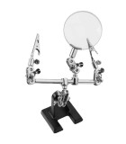 Unealta ajutatoare cu lupa 60mm 3 dioptrii si clesti reglabili 110mm