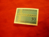 Serie Liechtenstein 1971 - Europa CEPT , 1 valoare, Nestampilat