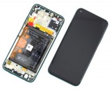Display Huawei Nova 5i Display Service Pack cu Rama Green Verde