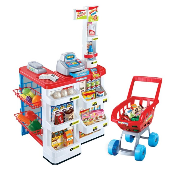 Set de joaca supermarket, 24 accesorii, 3 ani+ Set de joaca supermarket, 24 accesorii, 3 ani+