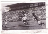 5440 - BUCURESTI, Fotbal Romania-Germania 18/13 cm old Press PHOTO - 02.06.1941, Romania 1900 - 1950, Sepia, Sport