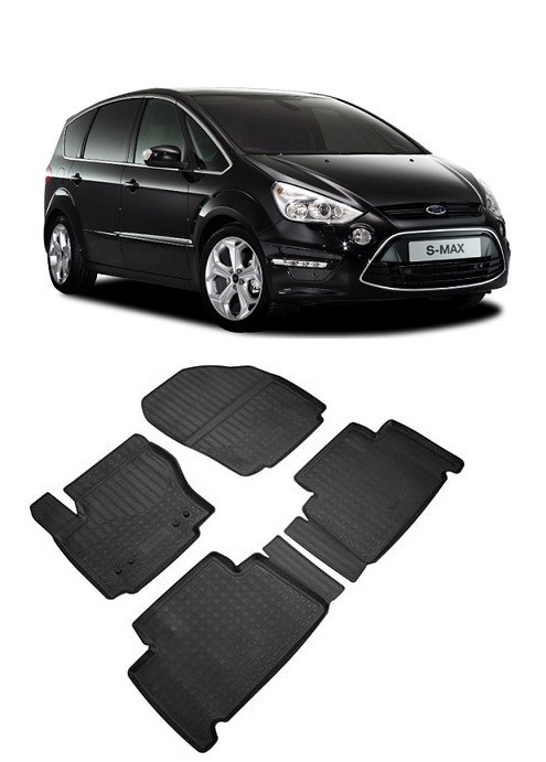 Covorase cauciuc tavita dedicate FORD S-MAX (2006-2015)