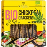 Crackers din Naut cu Seminte de Canepa Ecologici/Bio 80g
