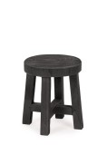 Masuta cafea lemn negru Yako 26x30 cm