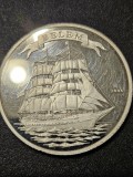 P1 Coasta de Fildes 1000 fr. CFA Argint .925 /20 g ex proof /din foto