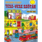 Tesz-vesz sz&oacute;t&aacute;r - Magyar-angol-n&eacute;met - Richard Scarry
