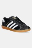 adidas Originals sneakers din piele Hamburg W femei, culoarea negru, JI2626