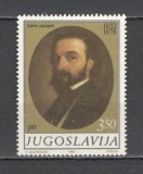 Iugoslavia.1982 150 ani nastere B.Jaksic-scriitor si pictor SI.536, Nestampilat