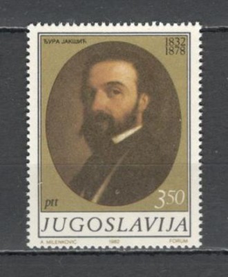 Iugoslavia.1982 150 ani nastere B.Jaksic-scriitor si pictor SI.536 foto