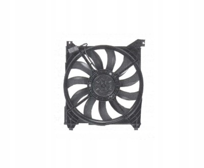 GMV radiator electroventilator Hyundai Santa Fe (Cm), 08.2000-12.2005, Motorizare 2.0 100kw; 2, 0 Crdi 83/92/107kw; 2, 4 100/107kw; 2, 7 V6 129kw Die foto
