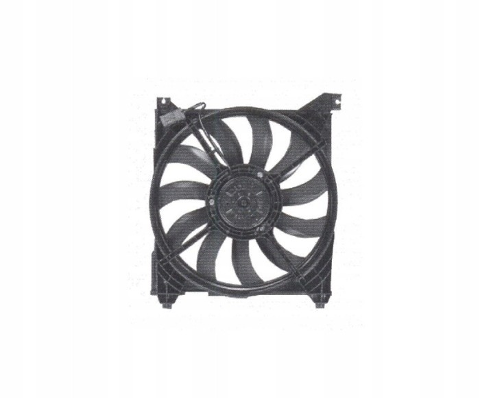 GMV radiator electroventilator Hyundai Santa Fe (Cm), 08.2000-12.2005, Motorizare 2.0 100kw; 2, 0 Crdi 83/92/107kw; 2, 4 100/107kw; 2, 7 V6 129kw Die