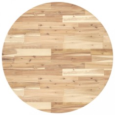 Blat de masa rotund, &amp;Oslash;90x2 cm, lemn masiv de acacia foto