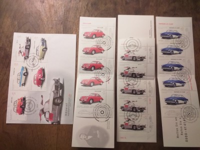 Timbre auto- Booklets, FDC foto