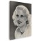 Tablou Jean Harlow, actrita, alb, negru 1510 Tablou canvas pe panza CU RAMA 60x90 cm