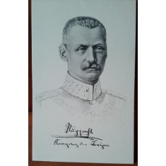 Carte postala, militar, desen, perioada interbelica