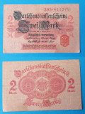 Bancnota veche - Germania Imperiala 2 Mark 1914 - circulata