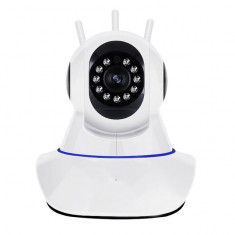 Camera de supraveghere rotativa ELMHURST, baby monitor, WiFi, audio bidirectional, difuzor incorporat, microfon incorporat, viziune de noapte