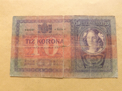 Austria - Ungaria 10 Kronen / Korona / Coroane 02.01.1904. - Serie 2973/493067 foto