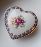 Caseta portelan fin in forma de inima * Livrare gratuita