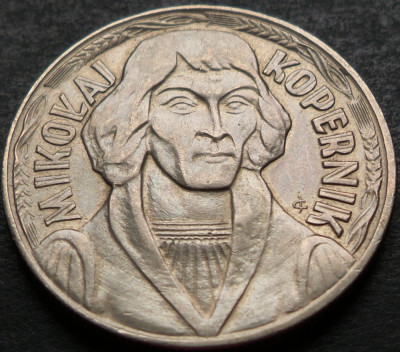 Moneda comemorativa 10 ZLOTI - POLONIA, anul 1969 * cod 3078 = N. KOPERNIK foto