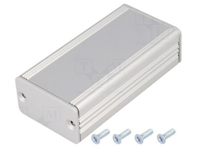 Carcasă aluminiu gri 41x80x24mm AKG foto