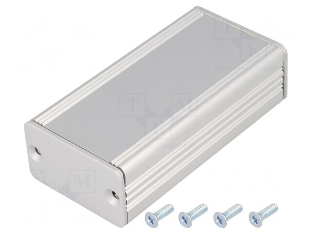 Carcasă aluminiu gri 41x80x24mm AKG