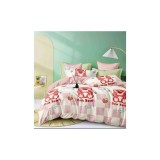 Cumpara ieftin Lenjerie de Pat Bumbac Finet, 1 Persoana , 4 Piese- JOJ312