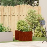 vidaXL Jardinieră Rusty 40x80x40 cm Oțel pentru intemperii 860737