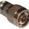 Adaptor N tată, N mamă cu izolaţie PTFE 50&Omega; 11GHz -40&divide;85&deg;C