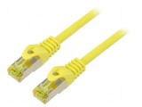 Cablu Patch S/FTP 6a LSZH Galben 2m 27AWG, Lanberg