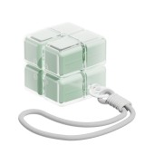 Cutie pentru Medicamente, Flippy, Model Rubik' Cube, cu Curea de Agatare, Dozator Portabil de Medicamente, Dispenser Pastile, estimat pentru 7 zile, 7