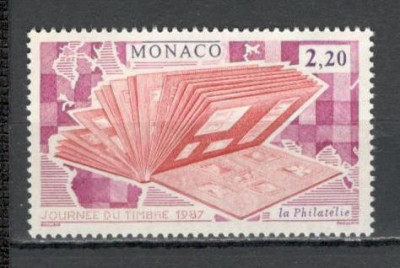 Monaco.1987 Ziua marcii postale SM.667 foto