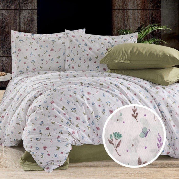 Lenjerie de pat creponata 100% bumbac (crep38)