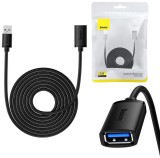 CABLU USB Baseus AirJoy prelungitor, USB3.0(T) la USB3.0(M) 2A, 5m, negru &quot;B00631103111-05&quot; (timbru verde 0.08 lei) - 6932172630393