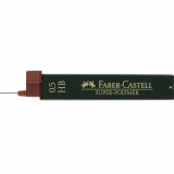 Mina Creion Mecanic Faber &ndash; Castell Super &ndash; Polymer, Mina 0.5 mm, HB, Mina pentru Creion, Mina de Tip HB, Mine pentru Creioane, Mine Faber-Castell, Mi