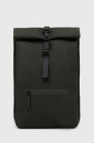 Rains rucsac 13320 Backpacks culoarea verde, mare, uni