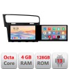 Navigatie VW Golf 7 Kit-491 Edotec 2 ecrane 8 core 4+128 21.6 inch Incell android Wifi 5Ghz gps internet CarStore Technology