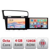 Navigatie VW Golf 7 Kit-491 Edotec 2 ecrane 8 core 4+128 21.6 inch Incell android Wifi 5Ghz gps internet CarStore Technology