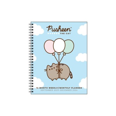 Pusheen 16-Month 2023-2024 Weekly/Monthly Planner Calendar foto