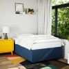 VidaXL Cadru de pat fără saltea Albastru 120x190 cm țesătură 3284463