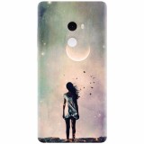 Husa silicon pentru Xiaomi Mi Mix 2, Alone Woman Cgi Hd K
