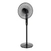 Ventilator de podea 40cm, Timer, Negru