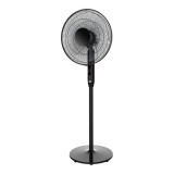 Ventilator de podea 40cm, Timer, Negru