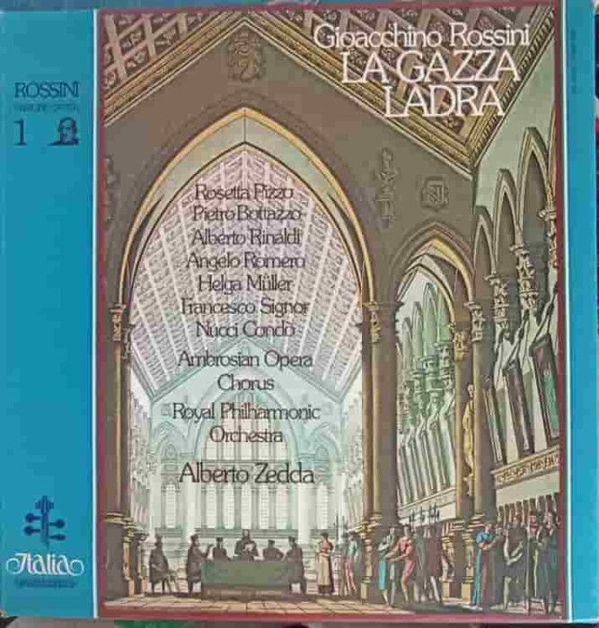 Disc vinil, LP. La Gazza Ladra. SETBOX 4 DISCURI VINIL-Gioacchino Rossini, The Royal Philharmonic Orchestra-242222