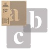Șablon Reutilizabil Litere și Cifre, Alfabet Times Roman 100mm, Decoratiuni Casa, Pictura Perete, Semnalizare Profesională, 42 Buc