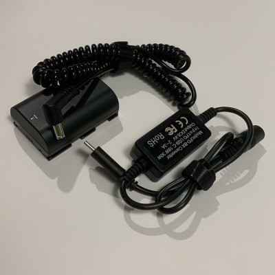 Alimentator Tip Baterie BMB9 Panasonic DMW-DCC6 Dummy Battery DC COUPLER TYPE-C SPRING CORD foto