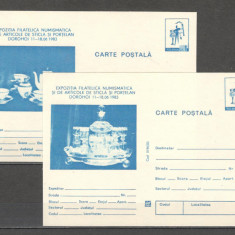 Romania.1983 Expozitia filatelica numismatica Lot 2 buc. intreguri necirc. LL.51