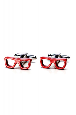 Butoni camasa ochelari rosii BU008 foto